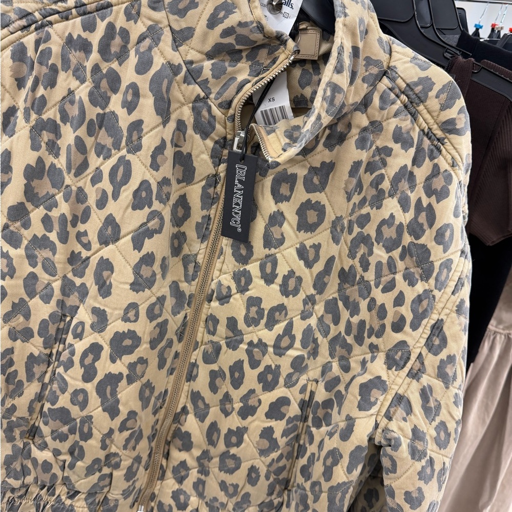 Blank NYC Animal Print Jacket